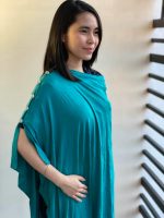 Little K Side Button Nursing Poncho - Image 9