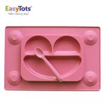 EasyTots EasyMat Original: Toddler Suction Plate and Spoon "Transition to Table" - Image 2