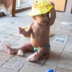 Zoocchini UPF50+ Baby Swim Diaper & Sun Hat Set – Puddles the Duck©