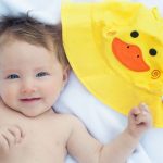 Zoocchini UPF50+ Baby Swim Diaper & Sun Hat Set – Puddles the Duck© - Image 3