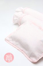 Zyji Mini Dots- Pink 7pc Bedding Set - Image 2