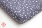 Zyji Blue Shark Crib Fitted Sheet