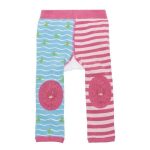 Zoocchini Grip + Easy Comfort Crawler Leggings & Socks Set (Marietta the mermaid) - Image 3