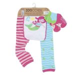Zoocchini Grip + Easy Comfort Crawler Leggings & Socks Set (Marietta the mermaid)