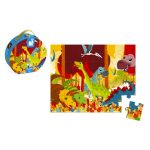 Janod Hat Boxed Puzzle: Dinosaurs (24 Pieces)