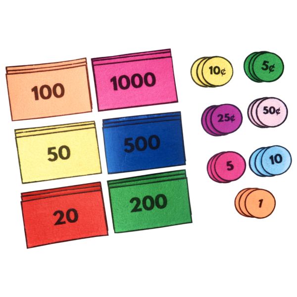 playgoalZ Felt Play Money Llamama & Bubba