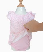 Carter's Romper Dress Floral Bunny Pink - Image 2