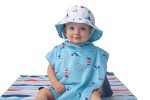 Flapjackkids UPF50 Reversible Bucket Sunhats - Nautical Ocean Explorer - Image 4