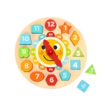 Tooky Toy Wooden Clock Puzzle - Image 2