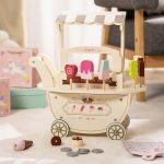 Wooden Ice Cream Cart
