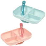 BEABA SILICONE MEAL SET WITH DIVIDER©