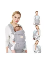 Lunabebe by Mama Blends - Ergonomic Soft Structured Baby Carrier - Dark Gray - Image 4