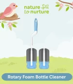 Rotary Foam Bottle Brush- BLUE