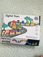 Wooden 12pc Magnetic Number Train 0-10 Digital train