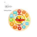 Tooky Toy Wooden Clock Puzzle - Image 2
